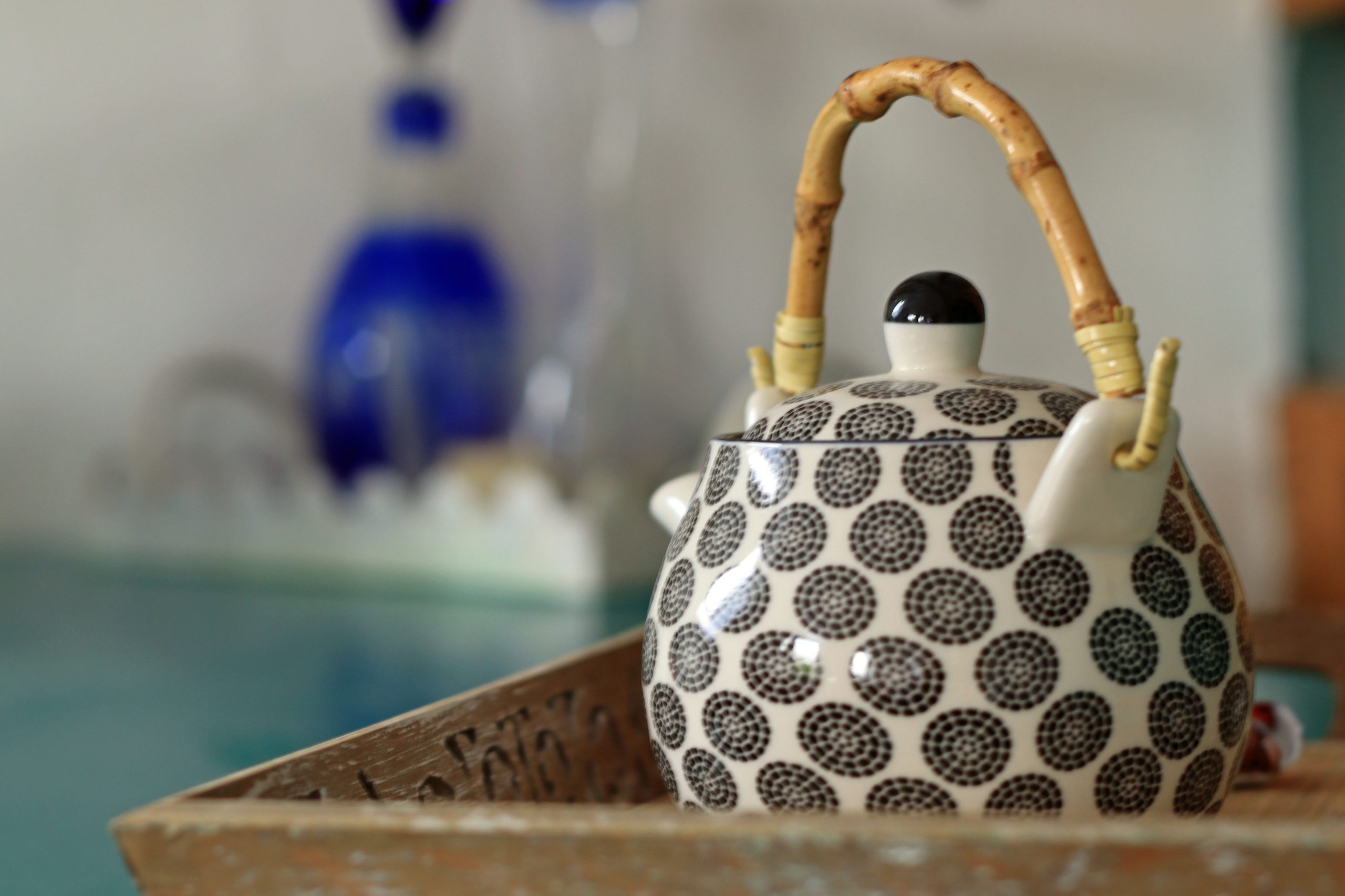 Ferienwohnung, Entspannung, Teekanne, Wohnzimmer, Ferienwohnung